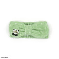 Japan Mofusand Spa Headband with Ribbon - Panda Cat Green - 1