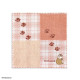Japan Mofusand Towel Handkerchief - Cookie Cat Gingham Pink