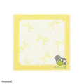 Japan Mofusand Towel Handkerchief - Fruit Apple Cat Ribbon Yellow - 1