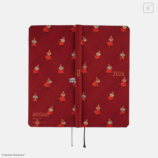 Japan Hobonichi Techo Weeks English Slim Schedule Book - Little My : 2026 Monday Start Deep Red - 2