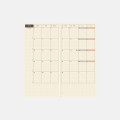 Japan Hobonichi Techo Weeks English Slim Schedule Book - Little My : 2026 Monday Start Deep Red - 4