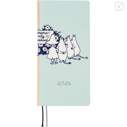 Japan Hobonichi Techo Weeks Hardcover Horizontal English - Moomin : To the Outdoor Dance Hall / 2026 Jan / Mon Start - 1