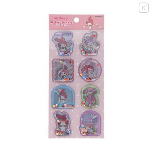 Japan Sanrio Water Puffy Sticker - My Melody : Petit Collection Glitter - 1