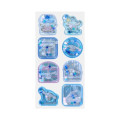 Japan Sanrio Water Puffy Sticker - Cinnamoroll : Petit Collection Glitter - 2