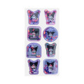 Japan Sanrio Water Puffy Sticker - Kuromi : Petit Collection Glitter - 2