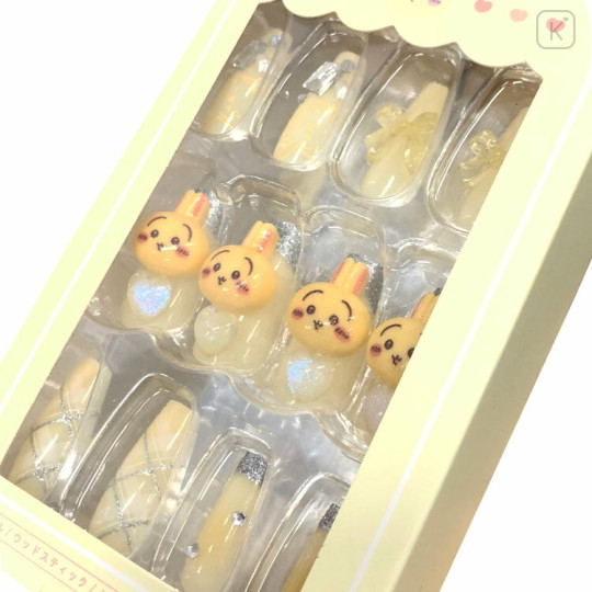 Japan Chiikawa Nail Tips - Usagi : Light Yellow - 2