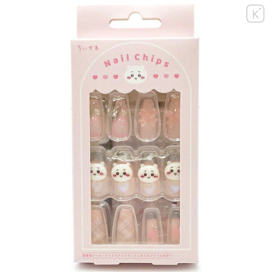 Japan Chiikawa Nail Tips - Chiikawa : Light Pink - 1