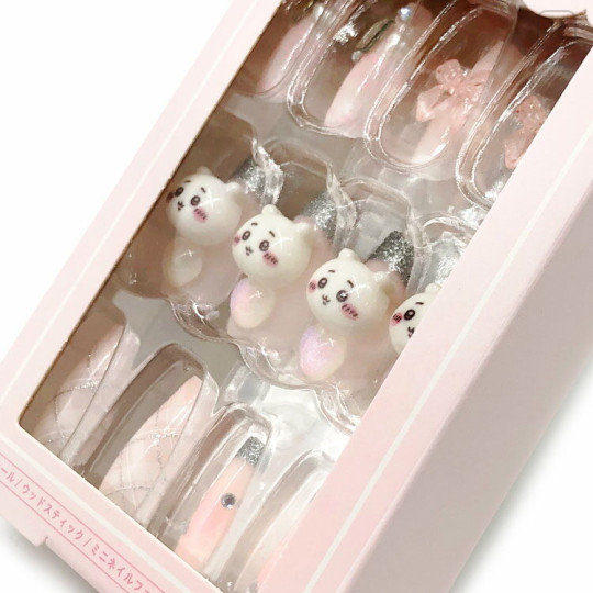Japan Chiikawa Nail Tips - Chiikawa : Light Pink - 2