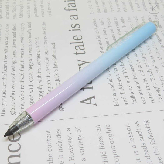 Japan No-sharpen Zutto Pencil - MOTiON Blue Pink - 2