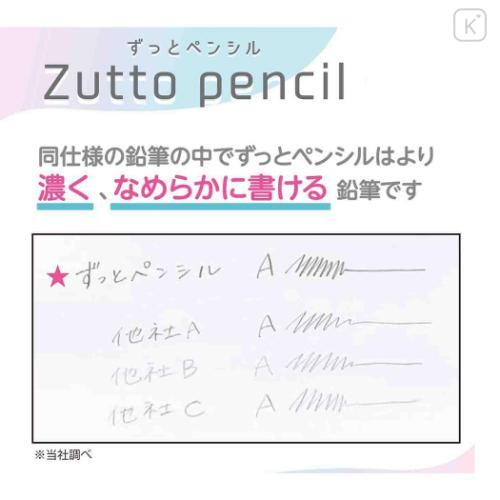 Japan No-sharpen Zutto Pencil - MOTiON Light Gray - 4