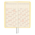 Japan Hobonichi Techo Weeks Hardcover Horizontal Japanese - Colors Full Moon Yellow / 2026 Jan / Mon Start - 5