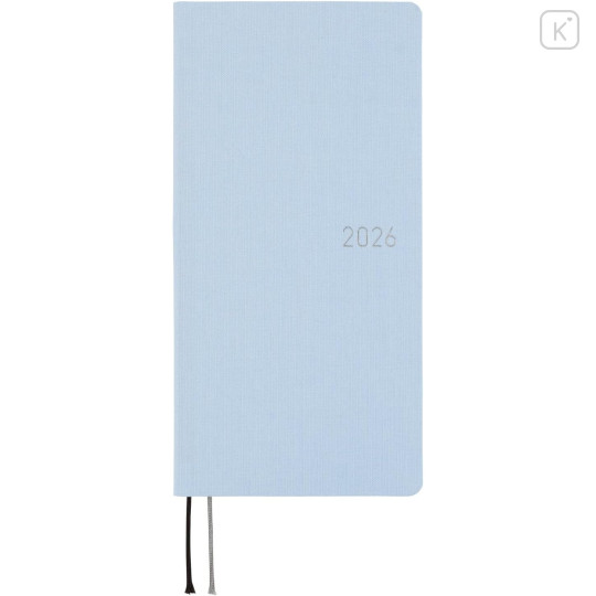 Japan Hobonichi Techo Weeks Hardcover Horizontal Japanese - Colors Sky Mist / 2026 Jan / Mon Start - 1