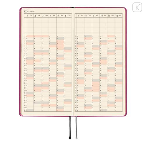 Japan Hobonichi Techo Weeks Japanese Slim Schedule Book - 2026 Piany Purple - 5