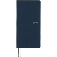 Japan Hobonichi Techo Weeks Hardcover Horizontal English - Colors Cosmo Blue / 2026 Jan / Mon Start