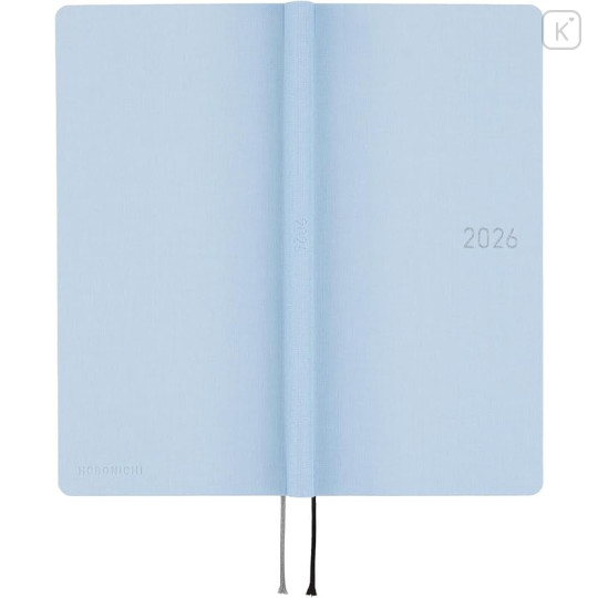 Japan Hobonichi Techo Weeks Hardcover Horizontal English - Colors Sky Mist / 2026 Jan / Mon Start - 2