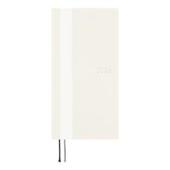 Japan Hobonichi Techo Weeks Softcover Horizontal Japanese - White Line Ivory / 2026 Jan / Mon Start