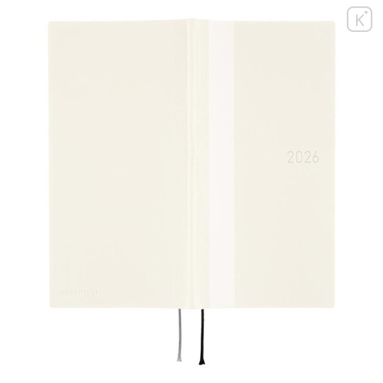 Japan Hobonichi Techo Weeks Japanese Slim Schedule Book - 2026 White Line White - 2