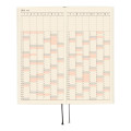 Japan Hobonichi Techo Weeks Softcover Horizontal Japanese - White Line Ivory / 2026 Jan / Mon Start - 5