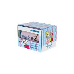 Japan Peanuts Masking Roll Sticker - Snoopy : Petit Collection Blue