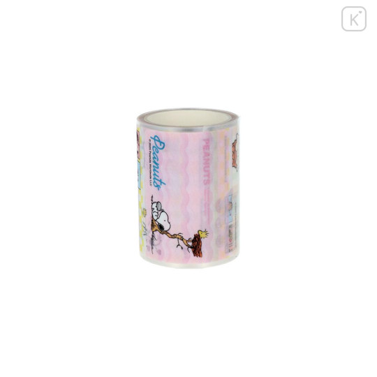 Japan Peanuts Masking Roll Sticker - Snoopy : Petit Collection Blue - 2