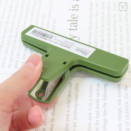 Japan Peanuts Book Clip - Snoopy : Joe Cool Dark Green - 2