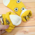 Japan Miffy Warm Socks - Miffy : Flower Yellow - 2