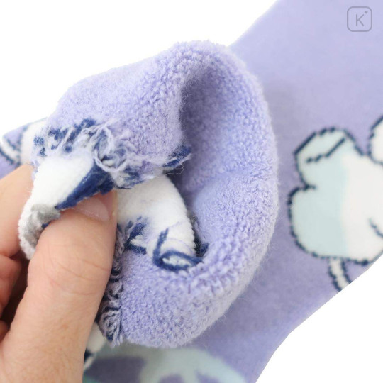 Japan Pokemon Warm Socks - Tandemaus : Turquoise Purple - 2