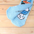 Japan Peanuts Fluffy Socks - Snoopy : Winter Outdoor Style Snow Blue - 2