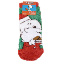 Japan Peanuts Fluffy Socks - Snoopy : Christmas Santa