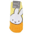 Japan Miffy Fluffy Socks - Miffy : Orange Yellow - 1