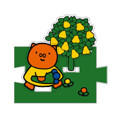 Japan Miffy Acrylic Stand - Grunty & Pear