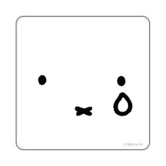Japan Miffy Acrylic Coaster - Miffy : Face Cry