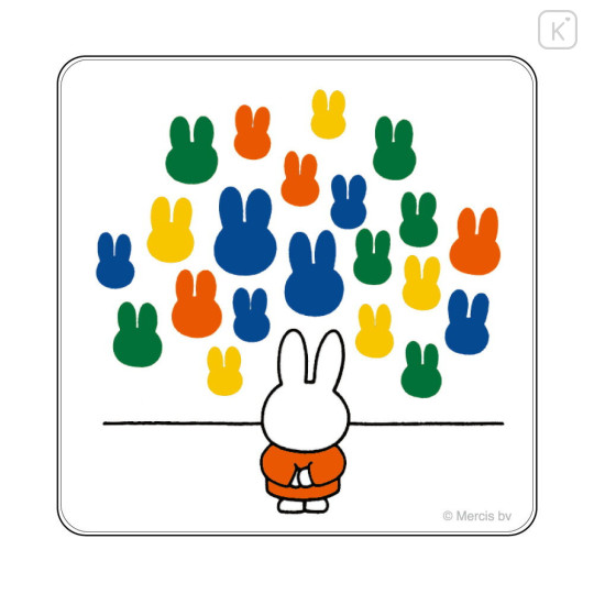 Japan Miffy Acrylic Coaster - Miffy : Colorful Silhouette - 1