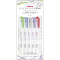 Japan Zebra Mildliner Double Ended Brush Pen & Marker Set - Astringent Mild Color - 1
