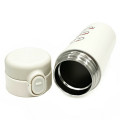 Japan Chiikawa Stainless Steel Bottle 350ml - Chiikawa & Hachiware & Usagi : One Touch Beige Ribbon - 2