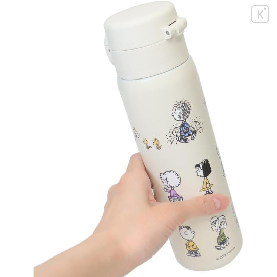 Japan Zebra Stainless Steel Bottle 480ml - Snoopy : One Touch Everyone's Parade - 2
