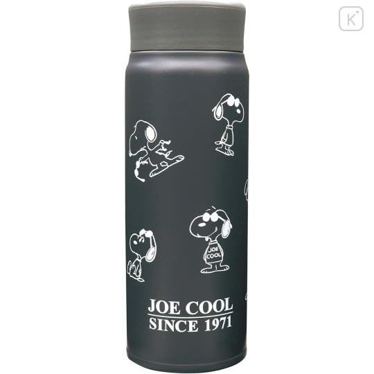 Japan Zebra Stainless Steel Bottle 480ml - Snoopy : Joe Cool Black - 1