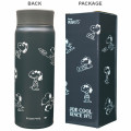 Japan Zebra Stainless Steel Bottle 480ml - Snoopy : Joe Cool Black - 2