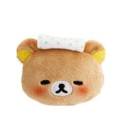 Japan San-X Store Plush Badge - Rilakkuma : Store Manager Fukuoka Warm Cozy
