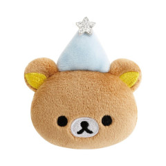 Japan San-X Store Plush Badge - Rilakkuma : Store Manager Tokyo Skytree