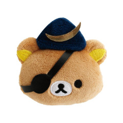Japan San-X Store Plush Badge - Rilakkuma : Store Manager Sendai