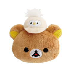 Japan San-X Store Plush Badge - Rilakkuma : Store Manager Tokyo Ikebukuro Sunshine City