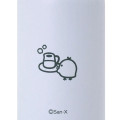 Japan San-X Store Stainless Steel Bottle 350ml - Chairoikoguma & Rilakkuma : Coffee Time White Lightweight Thermos - 4