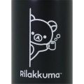 Japan San-X Store Stainless Steel Bottle 500ml - Rilakkuma : Coffee Time Black Lightweight Thermos - 3