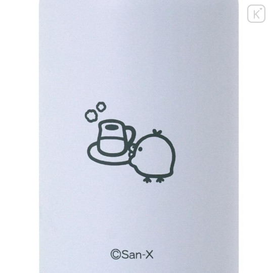 Japan San-X Store Stainless Steel Bottle 500ml - Chairoikoguma & Rilakkuma : Coffee Time White Lightweight Thermos - 4