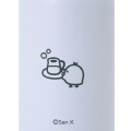 Japan San-X Store Stainless Steel Bottle 500ml - Chairoikoguma & Rilakkuma : Coffee Time White Lightweight Thermos - 4