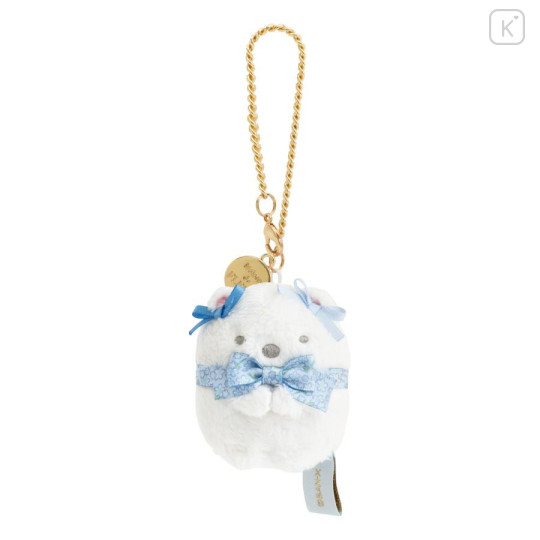 Japan San-X Store Hanging Plush Bag Charm - Sumikko Gurashi : Maison de Fleur Shirokuma - 1