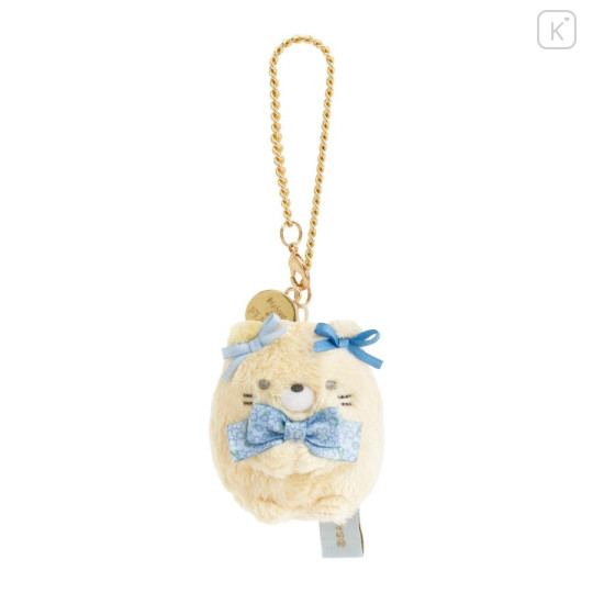 Japan San-X Store Hanging Plush Bag Charm - Sumikko Gurashi : Maison de Fleur Neko - 1