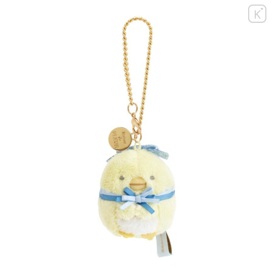 Japan San-X Store Hanging Plush Bag Charm - Sumikko Gurashi : Maison de Fleur Penguin? - 1