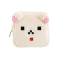 Japan San-X Store Fluffy Plush Pouch - Korilakkuma : Rilakkuma Gaming Face - 1